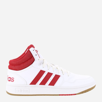 Sneakersy męskie za kostkę adidas Hoops 3.0 Mid IG5569 41.5 Białe (4066756238179)