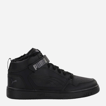 Zimowe sneakersy męskie za kostkę Puma Rebound Mid 386376-01 42.5 Czarne (4065449641531)