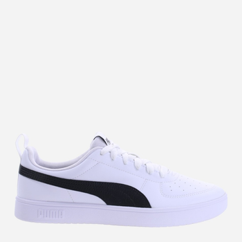 Tenisówki męskie z eko skóry Puma Puma Rickie 387607-02 48.5 Biały/Czarny (4065449982290)