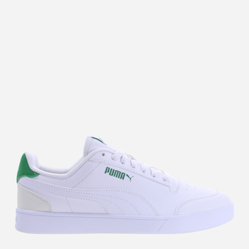 Tenisówki męskie z eko skóry Puma Shuffle 309668-25 43 Biały/Zielony (4065452842536)