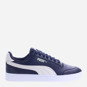 Tenisówki męskie z eko skóry Puma Shuffle 309668-26 42 Granatowe (4065452533304)