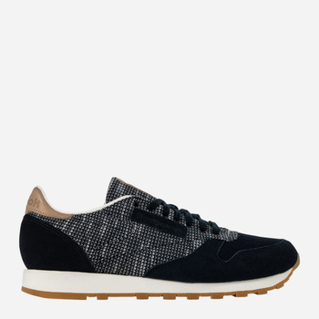 Buty sportowe męskie zamszowe Reebok Classic Leather EBK BS6236 40.5 Czarne (4058031169896)