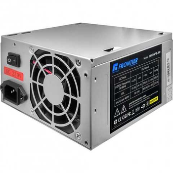 Блок живлення 400 Вт FRONTIER, 24+4 pin, живлення відеокарти - Ні, 80 мм, ATX, FR46XB Б/В