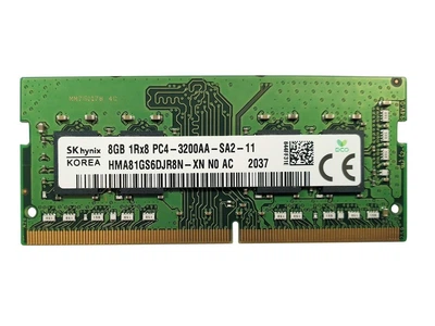 Оперативная память 8 ГБ, DDR4, для ноутбуков, SK hynix (3200 МГц, 1.2 В, CL22, HMA81GS6DJR8N-XN) Б/У