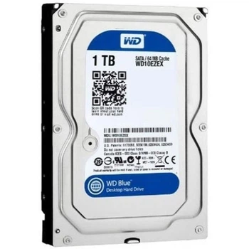 жесткий диск 1 ТБ Western Digital (3.5", 7200 об/мин, 64 МВ, SATAIII, WD10EZEX) Б/У