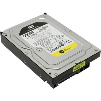 Жесткий диск 500 ГБ Western Digital (3.5", 7200 об/мин, 64 МВ, SATAIII, WD5003ABYZ) Б/У