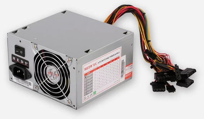 Блок питания 350 Вт HEDY, 24+4 pin, питание видеокарты - Нет, 80 мм, ATX, HEDY-350ATX Б/У