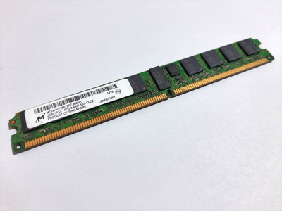 Оперативная память 2 ГБ, DDR2, серверная память, Micron (800 МГц, 1.8 В, CL5, MT18HVF25672PZ-80EH Б/У