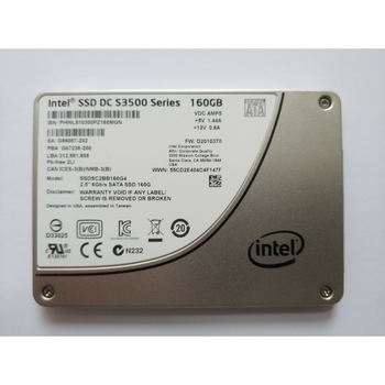 SSD накопитель 160 ГБ Intel SSD DC S3500 (2.5", MLC, SATAIII, SSDSC2BB160G4)