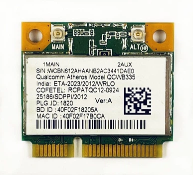 WIFI Модуль Atheros QCWB335 (150 Mbps, 2.4 GHz, Bluetooth 4.0) Б/У