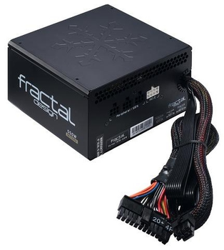 Блок питания 550 Вт Fractal Design, 24+4+4 pin, питание видеокарты – 2x(6+2pin), 120 мм, ATX Б/У