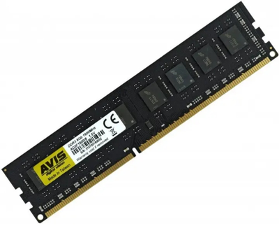 Оперативная память 8 ГБ, DDR3, для ПК, Avis (1600 МГц, 1.5 В, CL11, AD3F1600/8) Б/У
