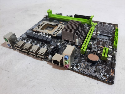 Материнская плата s1366, JGINYUE X58V310S3 (2xDDR3, Intel X58, PCI-Ex16x1, microATX) Б/У
