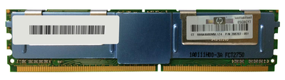 Оперативная память 2 ГБ, FBDIMM DDR2, серверная память, Micron (667 МГц, 1.8 В, CL5, MT36HTF25672 Б/У