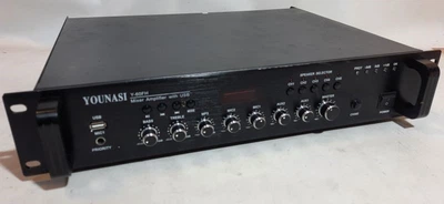 Трансляционный усилитель мощности YOUNASI Y-60FH, 5 зон, 60 Вт Б/У