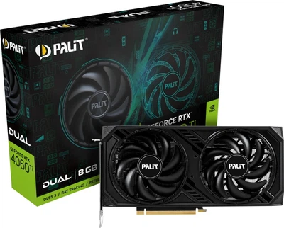 Відеокарта GF RTX 4060 Ti 8GB GDDR6 Dual Palit (460155)