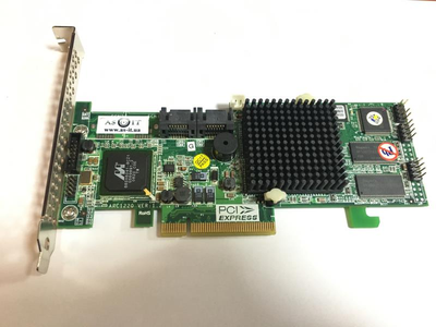 RAID-контроллер ARECA ARC-1220, PCI-e x8, 128mb, 3GB/S, 4x SATAII Б/У