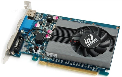 Видеокарта INNO3D GeForce GT630 (2 ГБ, GDDR5, 128 бит, 810/1333 МГц, VGA, DVI, HDMI) Б/У