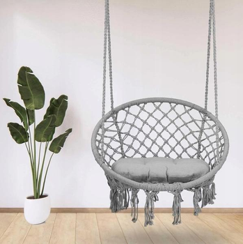 Підвісна гойдалка гамак + Подушка Garden Grey