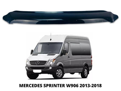 Дефлектор капота (мухобойка) для Mercedes Sprinter W906 2013-2018 коротка (Defl)