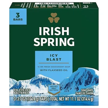 Мило дезодоруюче Irish Spring Icy Blast 104.8 г 3 шт