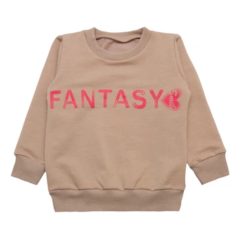 Свитшот для девочки Арлекин FANTASY 4234-362 110 см Бежевый