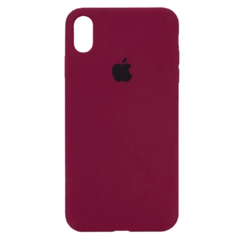 Чохол Fiji Silicone Case для Apple iPhone XR бампер Full Soft Maroon