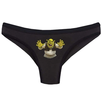 Жіночі труси Шрек PG00057-u goodreclama XL-XXL Чорний