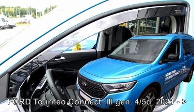 Дефлекторы окон (ветровики) HEKO для Ford Transit Connect / Tourneo III 2021+ 4/5d вставные, 2шт