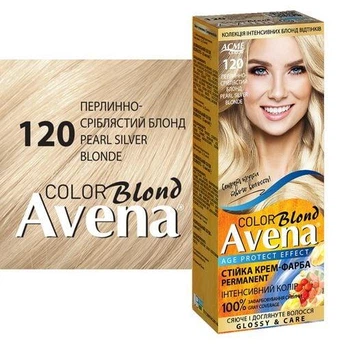 Стойкая крем-краска для волос Acme Color Avena Blond Color 120 Жемчужно-серебристый блонд 133 мл