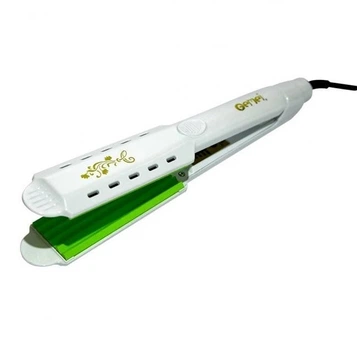 Щипці гофре для волосся Gemei GM-2957 з керамічним покриттям компактна