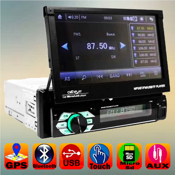 Автомагнітола сенсорна 1 din 7" Android GPS Bluetooth 7150G