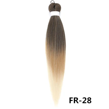 Канекалон Easy Braid серо-коричневый теплый беж блонд Длина 65 см Вес 90 грам Низкотемпературный 100-150°С FR-28