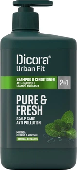 Шампунь-кондиціонер Dicora Urban Fit 2в1 від лупи 800 мл (8429871991019)