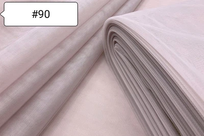 Ткань Фатин Пудровый №90