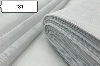 Ткань Фатин Светло Серый №81
