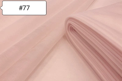 Тканина Фатин Пудровий №77
