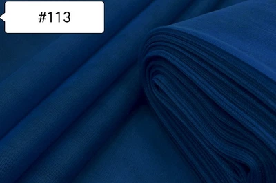 Ткань Фатин Синий №113