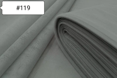 Тканина Фатин Сірий №119