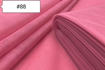Ткань Фатин Пыльно Розовый №88
