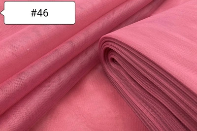 Тканина Фатин Пильно Рожевий №46