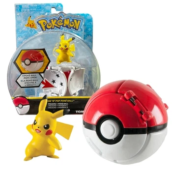 Игровая фигурка Throw 'N' Pop Poke Ball Pokemon Пикачу 5 см