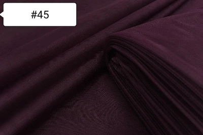 Тканина Фатин Темно Фіолетовий №45