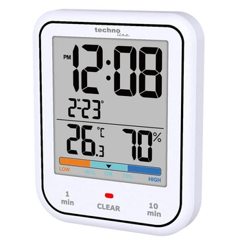 Термогигрометр Technoline WT380 White білий цифровий з відображенням температури та вологості в приміщенні