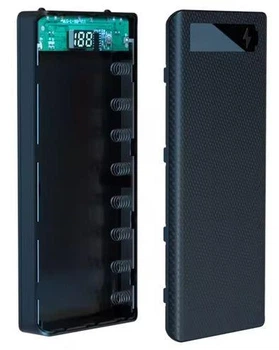 Корпус для повербанка DIY с контроллером ( Power Bank Case) на 8 аккумуляторов типа 18650