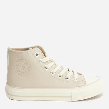 Жіночі кеди високі Big Star OO274934 41 Бежеві (5900714819606)