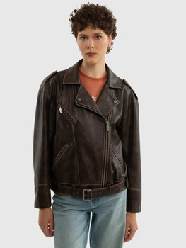 Куртка зі штучної шкіри жіноча Borbinena 804