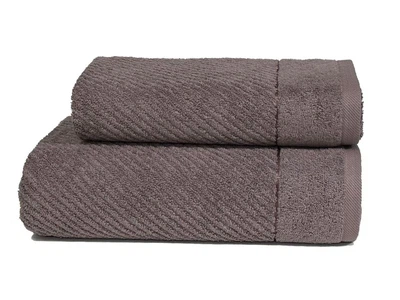 Полотенце банное махровое Jacquard Cotton 70*140 3668_j_111_siro_lilovijj Parisa