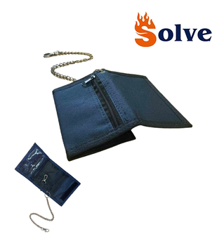 Кошелек с цепочкой Solve портмоне dark blue KT6000112
