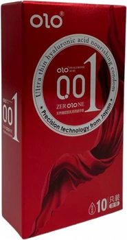 Презервативи OLO Bare Thin 001 Square з точками 10 шт (ROZ6501053316)